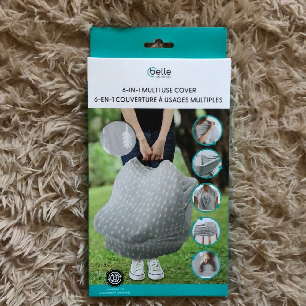 Belle on the go multi use baby cover